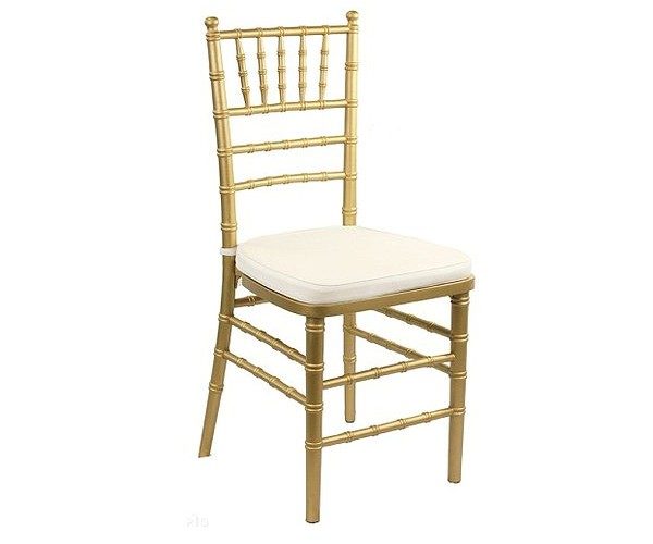 Silla chiavari dorada