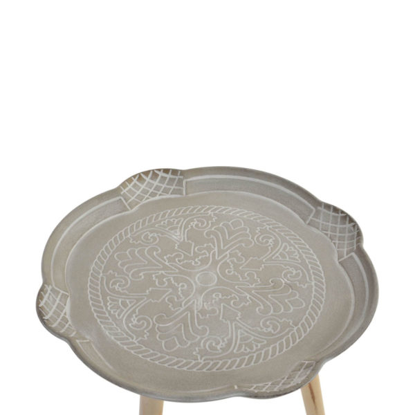 Conjunto mesa auxiliar madera - Imagen 2