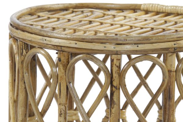 Mesa auxiliar de mimbre - Imagen 2