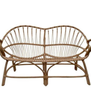 Sillón bambú doble