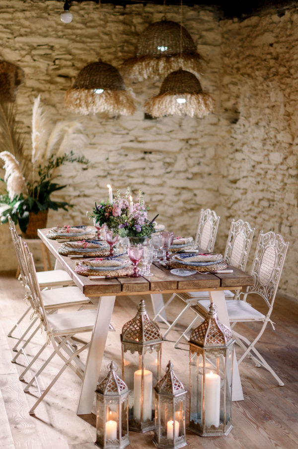 Silla de forja blanca - Imagen 5