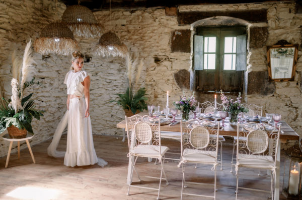 Silla de forja blanca - Imagen 4