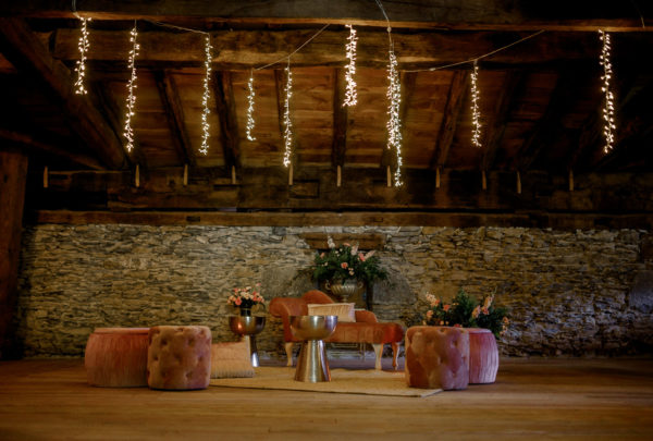 Chaise longue rosa capitone - Imagen 3