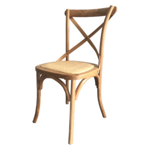 Silla crossback madera roble