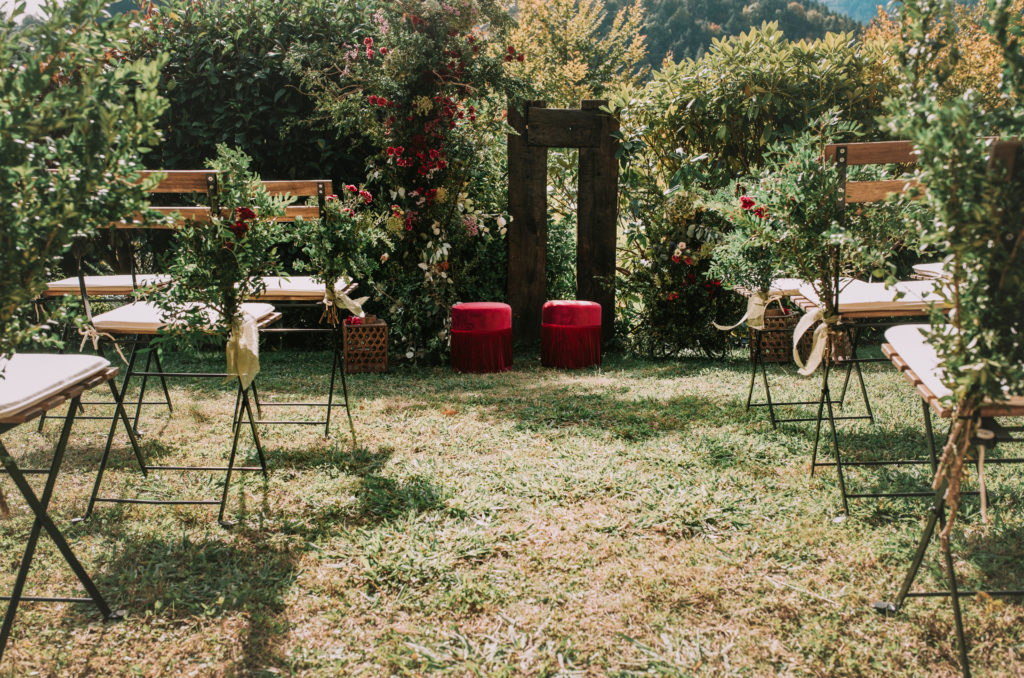 Altar en la naturaleza - Una boda sostenible