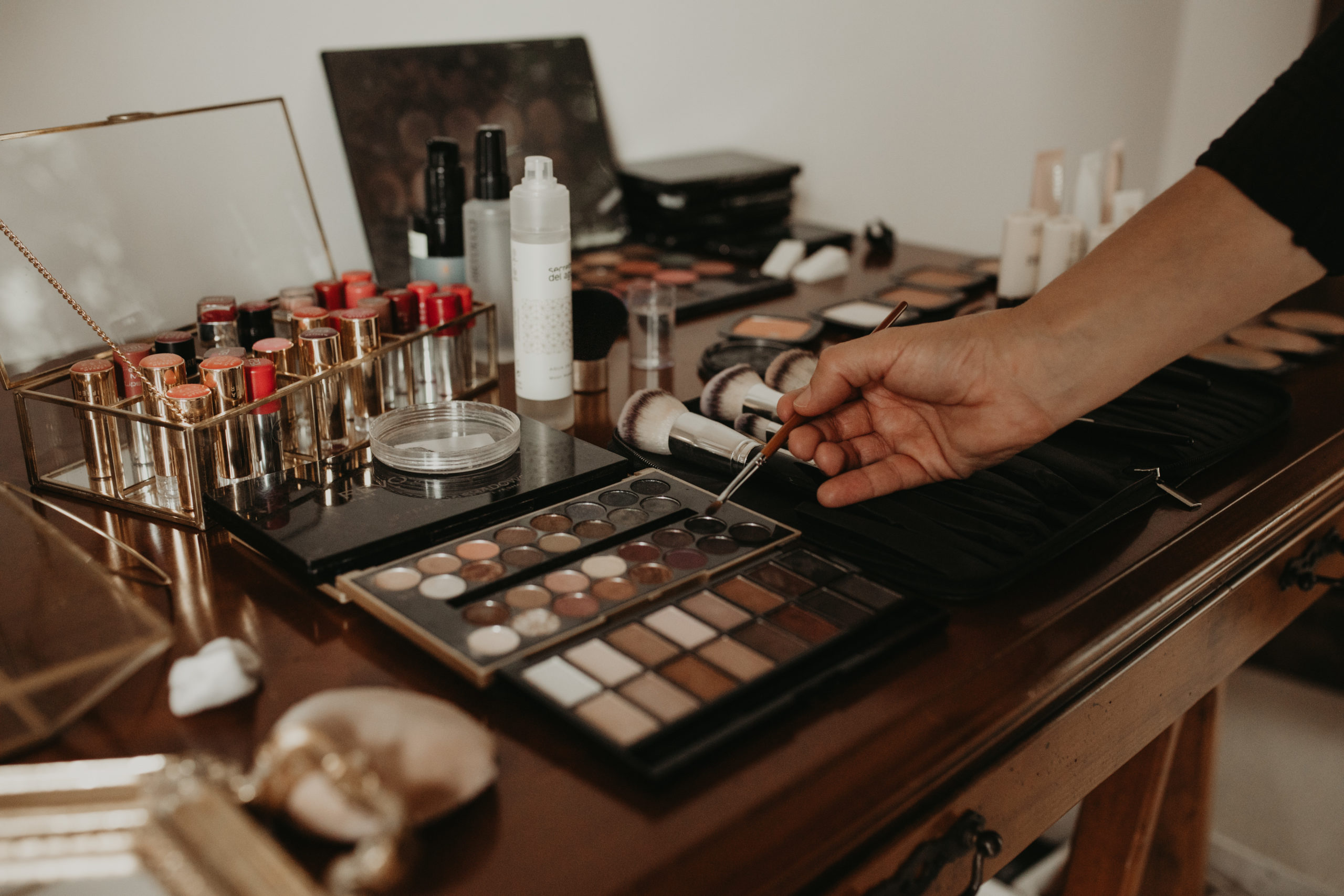 Paleta de maquillaje para bodas