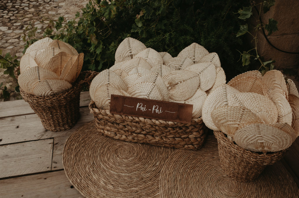 Rincón de pai pai para una boda 