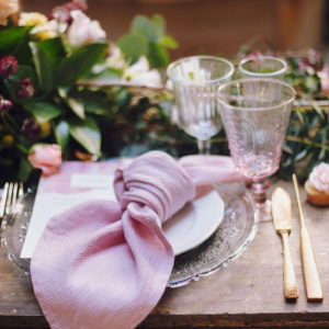 Servilleta rosa