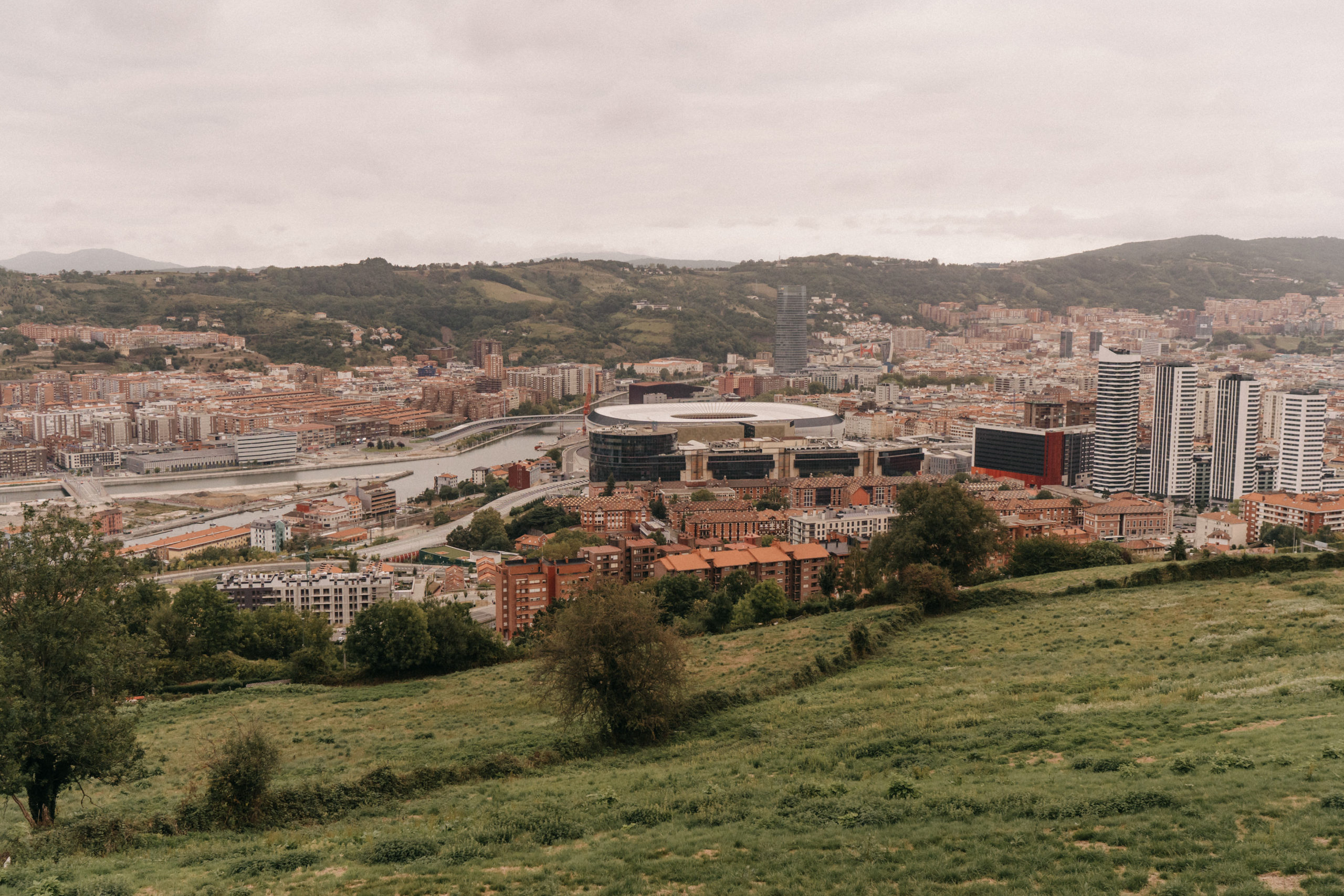 Vistas a Bilbao desde Etxekobe