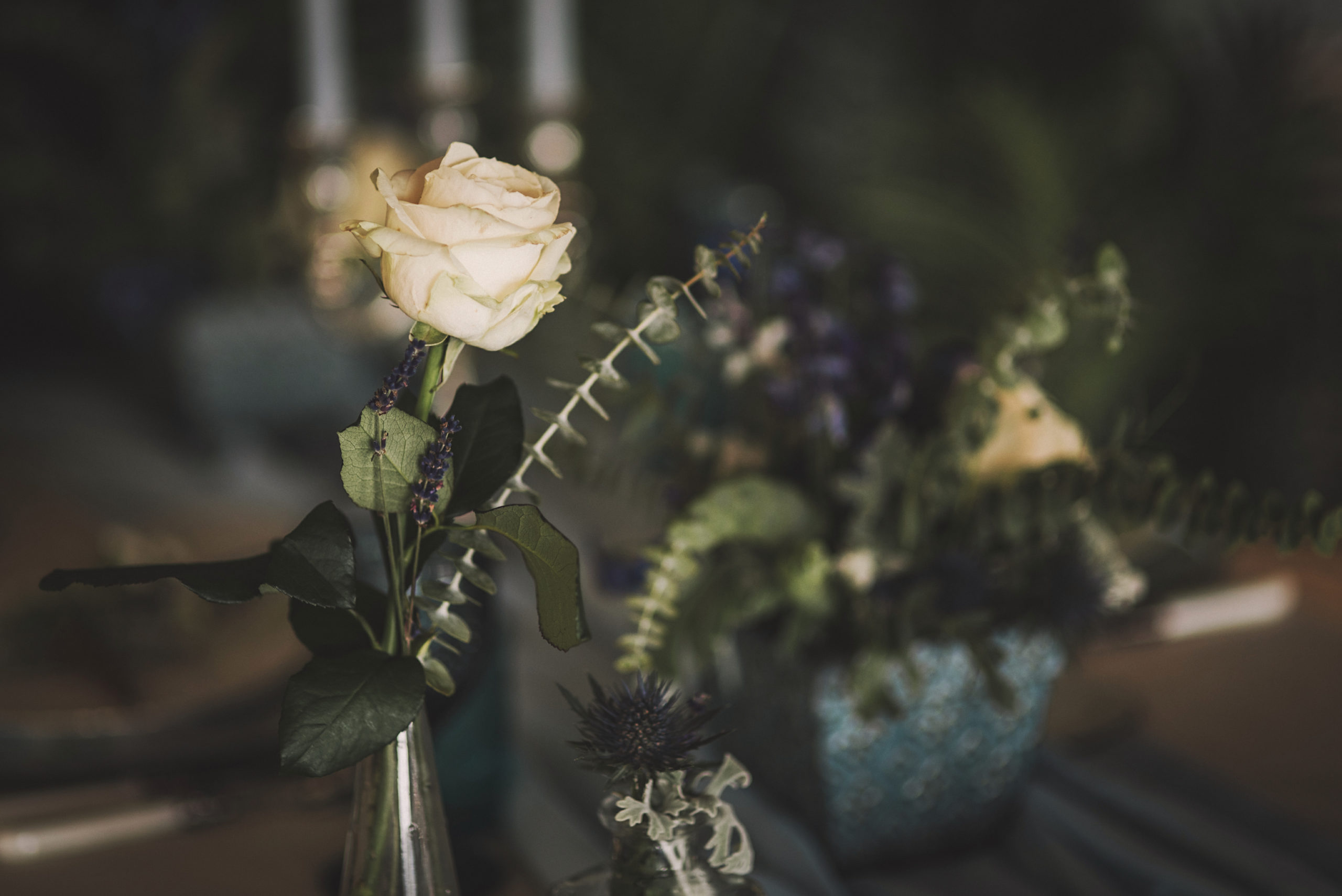 Decoración floral de banquetes