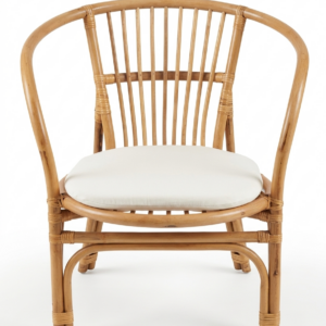 Sillón de fibra trenzada