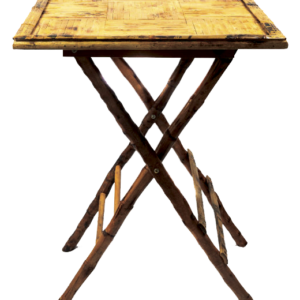 Conjunto mesa y sillas bambú de coctel