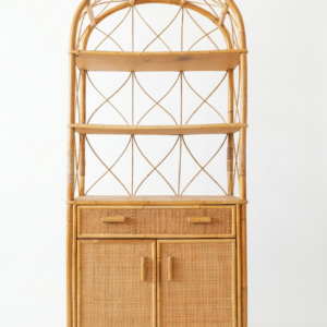 Mueble alto individual de mimbre
