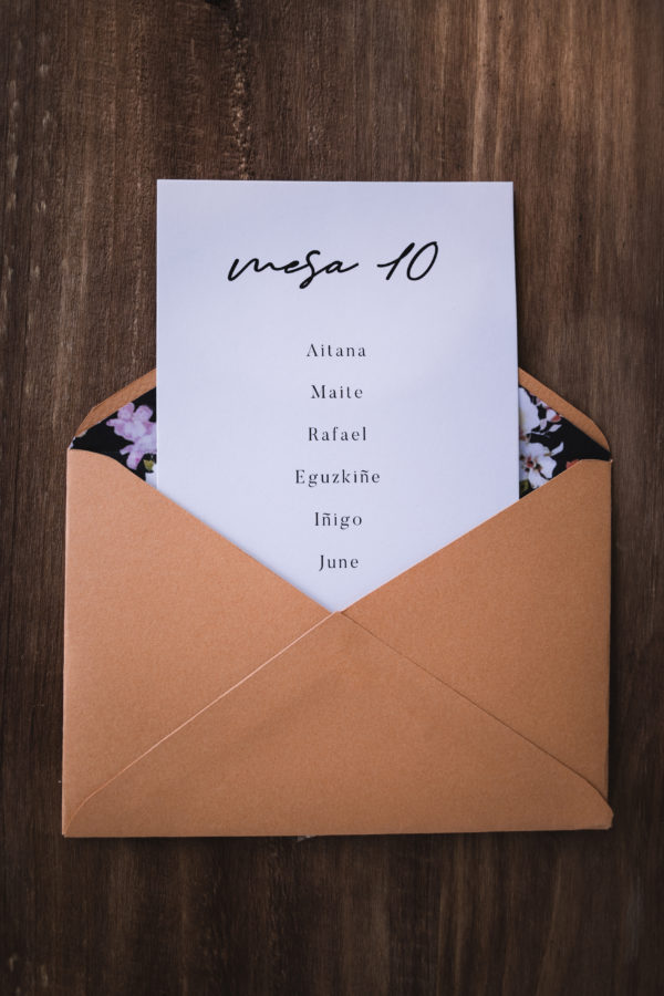 Seating plan de tablas de madera - Imagen 3