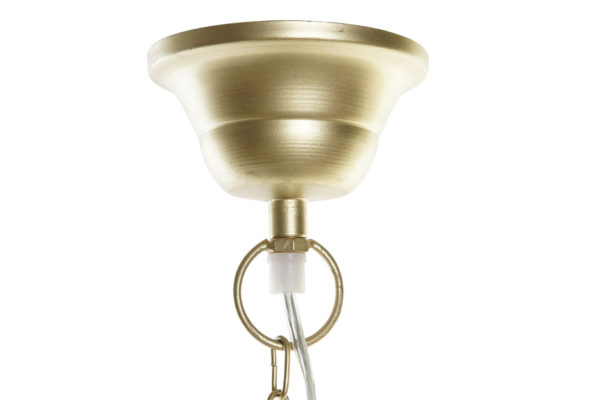 Lámpara de cristal y latón dorado - Imagen 5