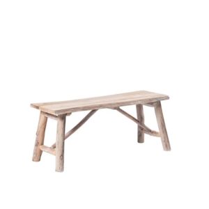 Banco de madera natural