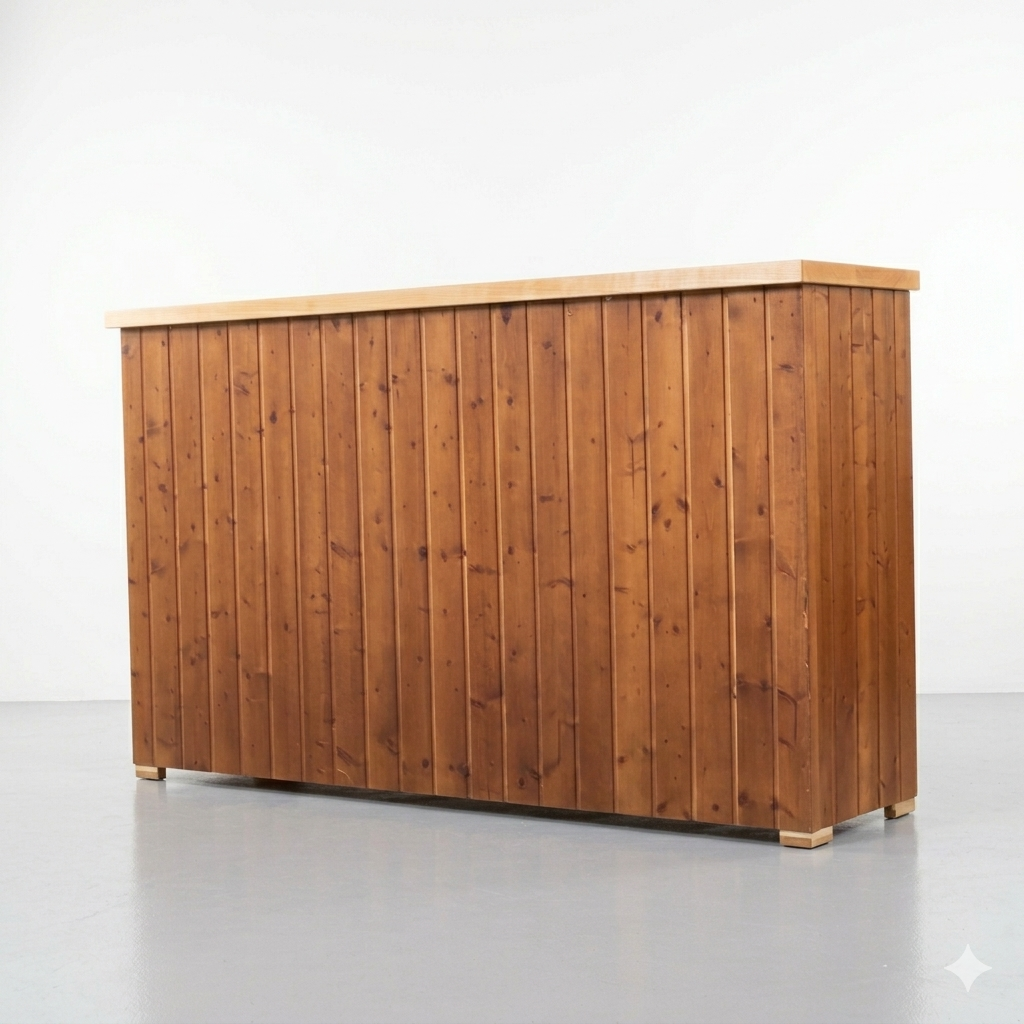 Barra de bar de madera - Imagen 2