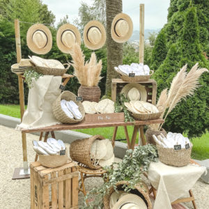 Rincón de regalos para los invitados