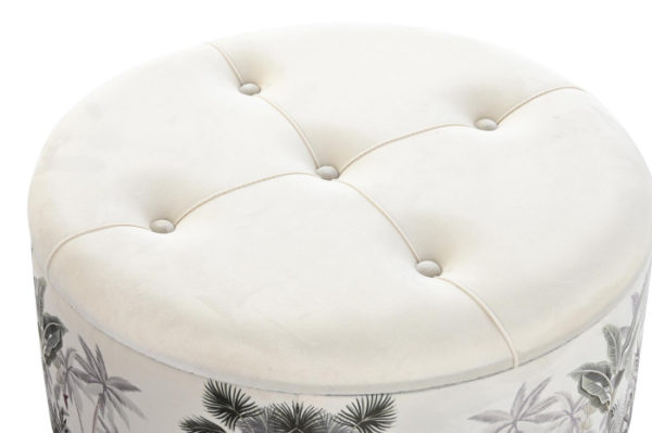 Set de taburetes tropical blanco - Imagen 4