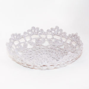 Cesta panera de crochet