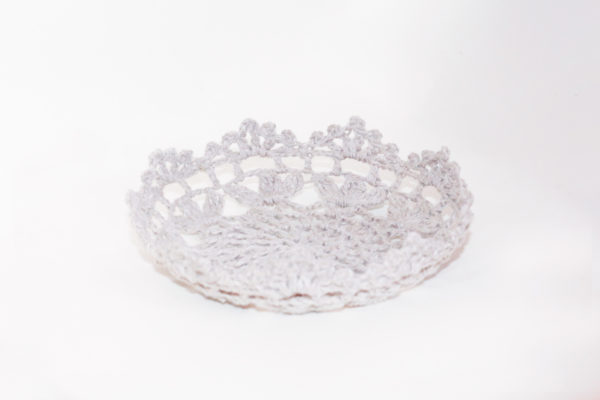 Cesta panera de crochet