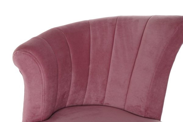 Butaca de flecos rosa - Imagen 2