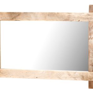 Espejo rectangular de madera