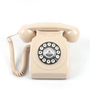 Teléfono audiolibro beige