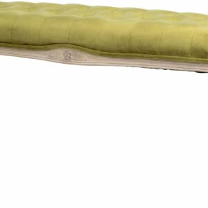 Banco doble verde terciopelo