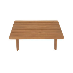 Mesa de chill out de madera rectangular