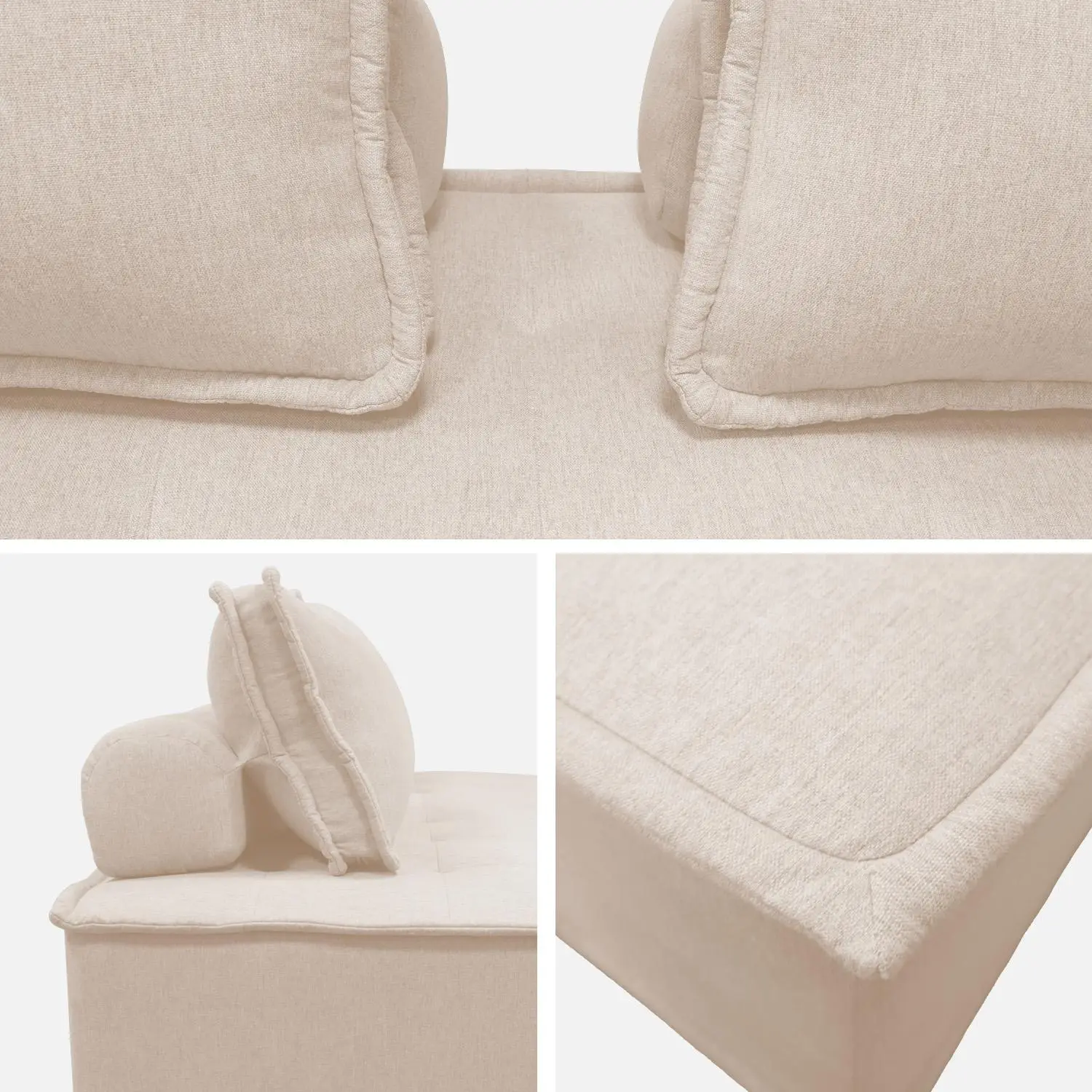 Sofá modular beige - Imagen 2