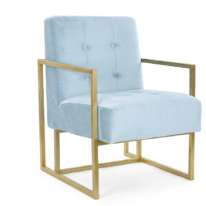 Sillón individual azul claro