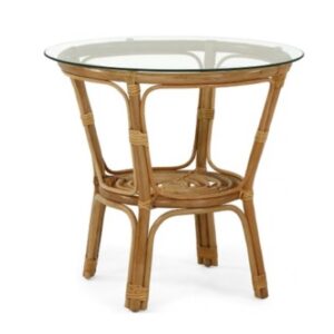 Mesa fibra trenzada de cristal