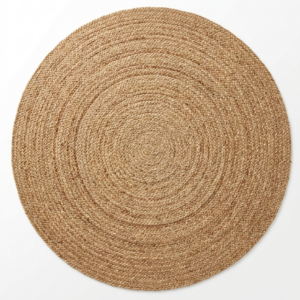 Alfombra yute redonda