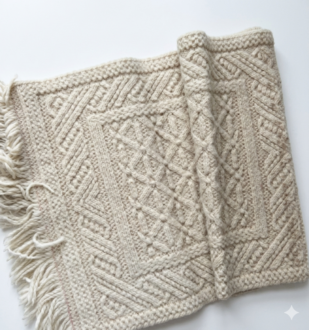 Alfombrita blanca rectangular