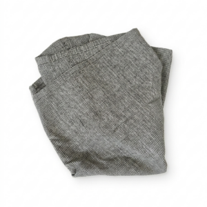 Alfombra rectangular gris cuadradito blanco