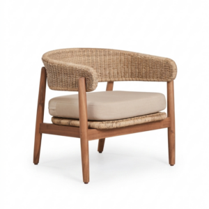 Sillón individual de madera